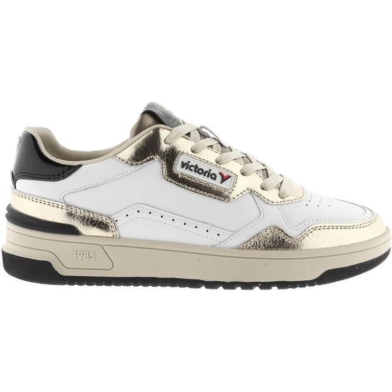 Tênis Feminino Victoria 8800121 Metal Crack C80 ORO