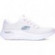 Tênis feminino SKECHERS Archfit modelo 150051 WHITE_PINK