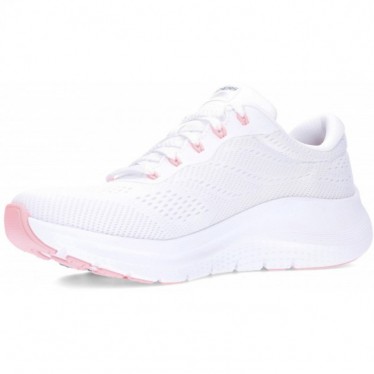 Tênis feminino SKECHERS Archfit modelo 150051 WHITE_PINK