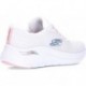 Tênis feminino SKECHERS Archfit modelo 150051 WHITE_PINK