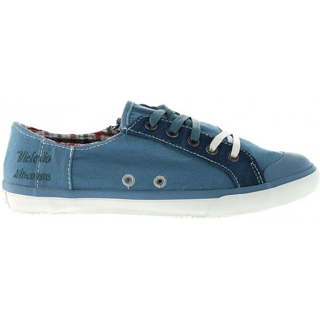 Tênis Esportivo de Lona Victoria 106310 para Meninas AZUL Tênis Esportivo de Lona Victoria 106310 para Meninas AZUL