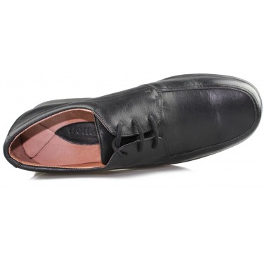 TROTTERS BLOUCHER CASUAL HOMBRE COMODO CORDONES  NEGRO