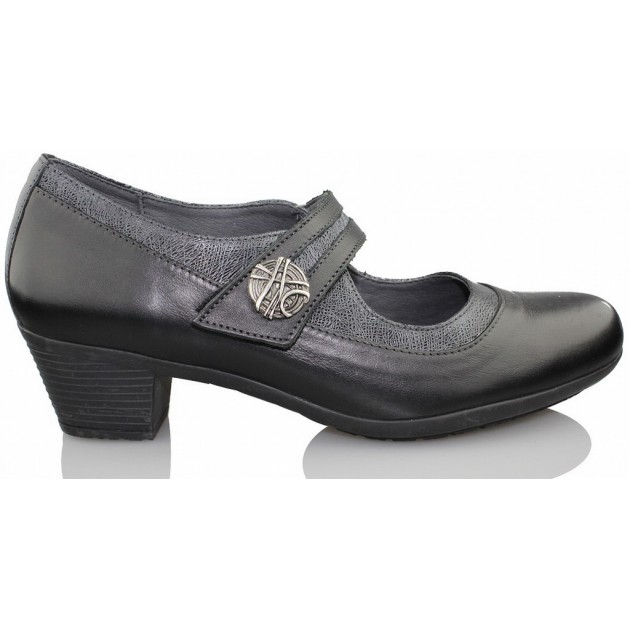 ZAPATOS DTORRES ANGIE COMODO VELCRO W NEGRO