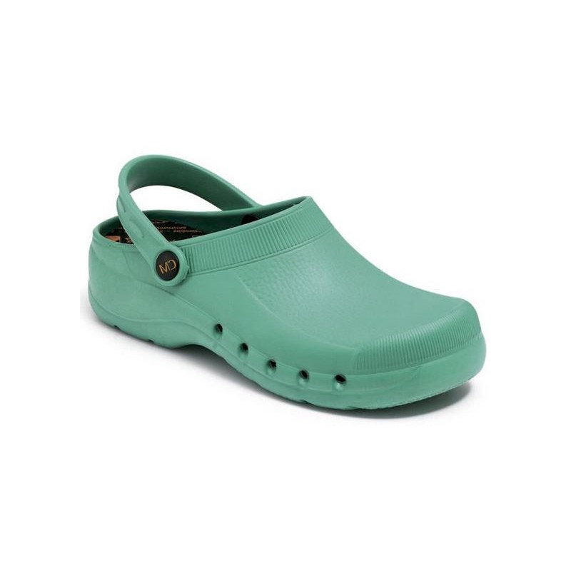 CALZAMEDI ZUECO SANITARIO PVC COMODO Y ANATOMICO UNISEX  VERDE