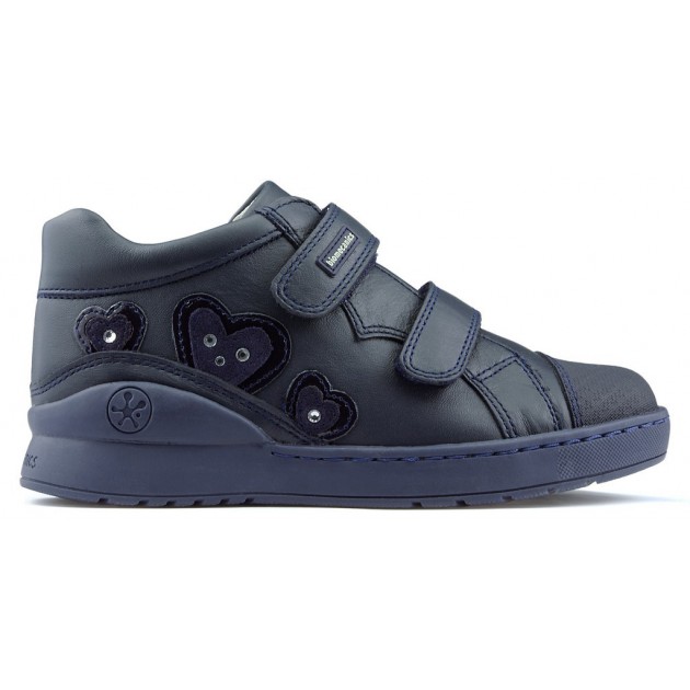SAPATOS BIOMECÂNICOS DE CORAZONAS CASUAIS AZUL_MARINO